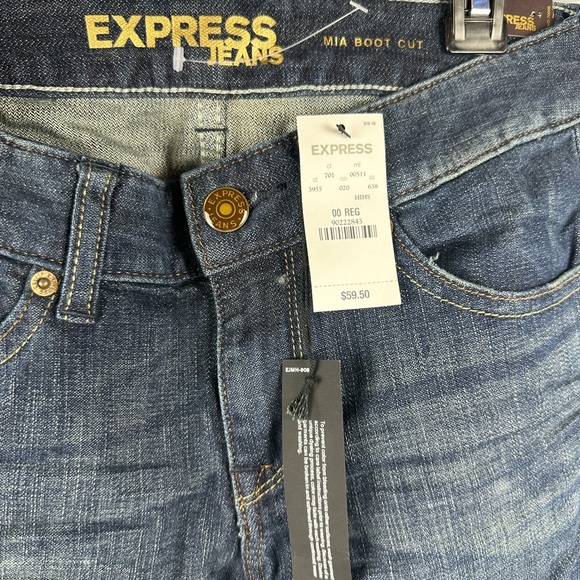 NWT Express Bootcut Jeans sz00r - Picture 6 of 6